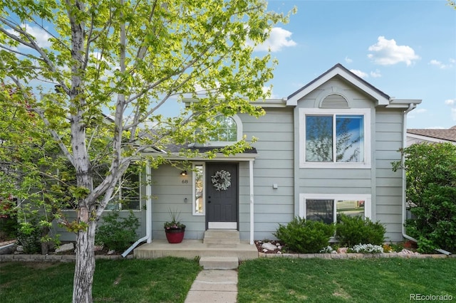 68 N Quicksilver Ave, Castle Rock, CO 80104 - view of front of property featuring a front yard