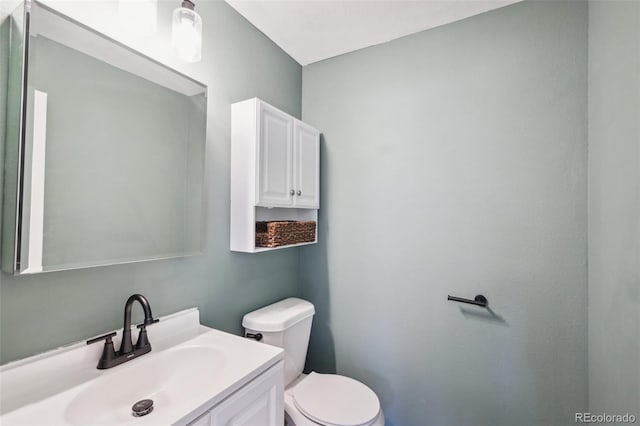 68 N Quicksilver Ave, Castle Rock, CO 80104 - bathroom featuring toilet and vanity