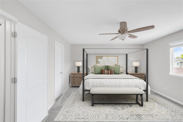 186 S 45th Ave, Brighton, CO 80601 - bedroom with baseboards and ceiling fan