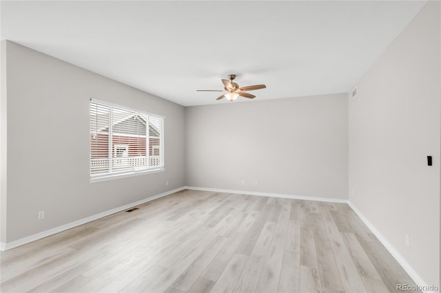 186 S 45th Ave, Brighton, CO 80601 - unfurnished room with light wood-style flooring and a ceiling fan