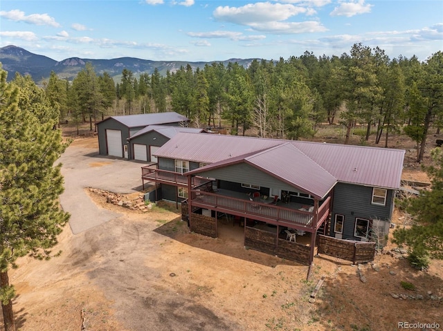 50 Rd P78, Bailey, CO 80421 - view from above of property featuring a mountain backdrop