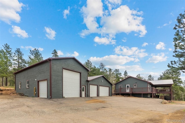 50 Rd P78, Bailey, CO 80421 - view of detached garage
