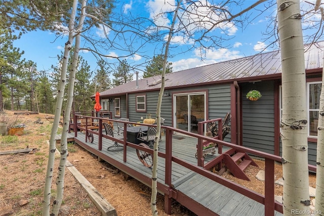 50 Rd P78, Bailey, CO 80421 - view of deck