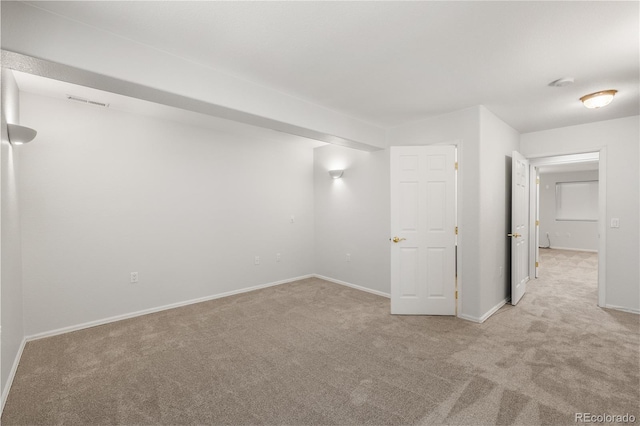 23421 E Long Pl, Aurora, CO 80016 - below grade area featuring carpet flooring