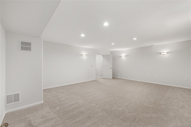 23421 E Long Pl, Aurora, CO 80016 - basement featuring light carpet and recessed lighting