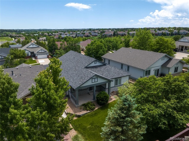 23421 E Long Pl, Aurora, CO 80016 - aerial perspective of suburban area
