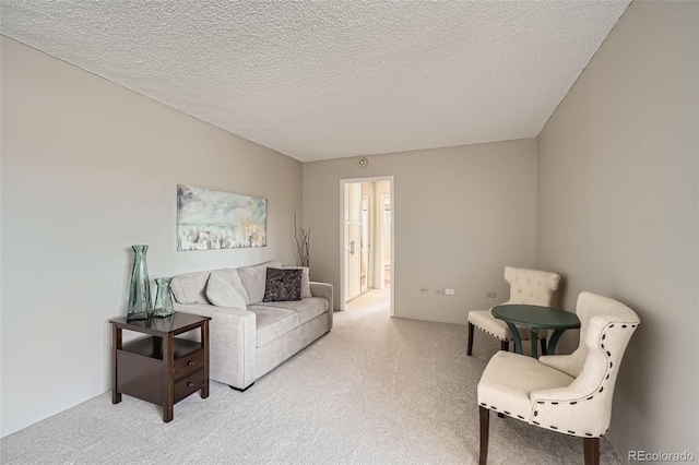 1045 N Pennsylvania St Unit 601, Denver, CO 80203 - living room with light colored carpet and a textured ceiling