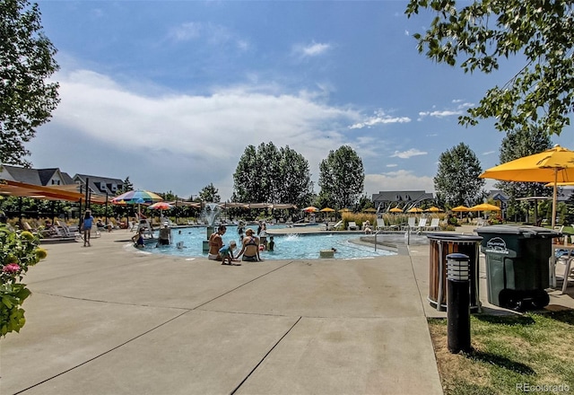 2346 Central Park Blvd, Denver, CO 80238 - community pool with a patio