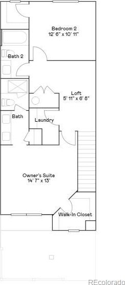 6688 E 149th Ave Unit 2, Thornton, CO 80602 - home floor plan