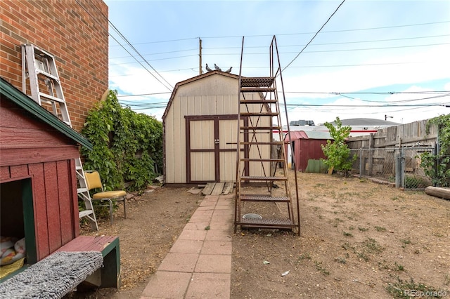 view of outdoor structure