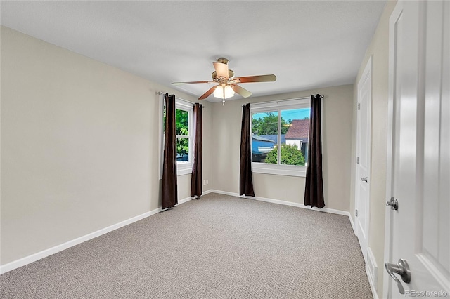4268 S Delaware St, Englewood, CO 80110 - empty room with light carpet and ceiling fan