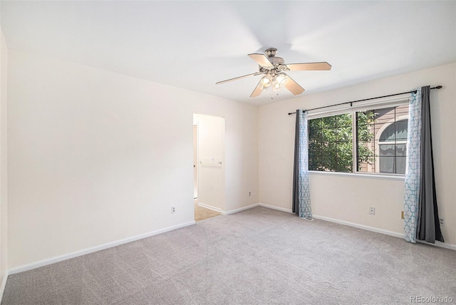 1756 S Quintero Way, Aurora, CO 80017 - carpeted spare room featuring a ceiling fan and baseboards