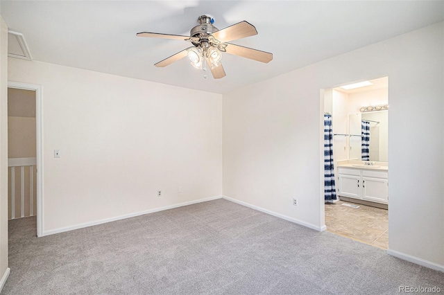1756 S Quintero Way, Aurora, CO 80017 - empty room with light colored carpet and ceiling fan