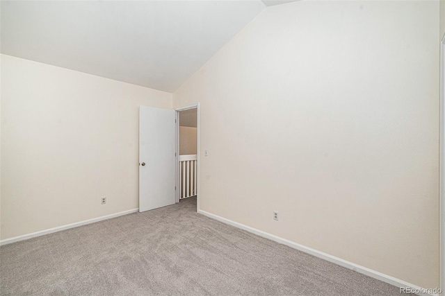 1756 S Quintero Way, Aurora, CO 80017 - carpeted spare room featuring lofted ceiling