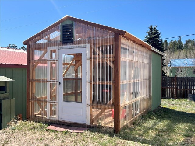 304 Cowan Rd, Bailey, CO 80421 - view of greenhouse