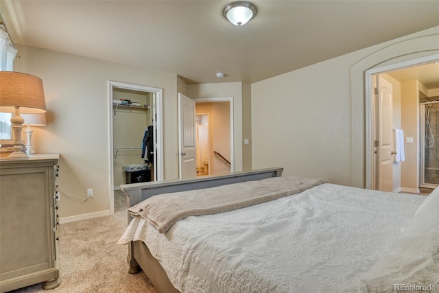 3470 Daydreamer Dr, Colorado Springs, CO 80908 - bedroom featuring carpet, a spacious closet, and a closet