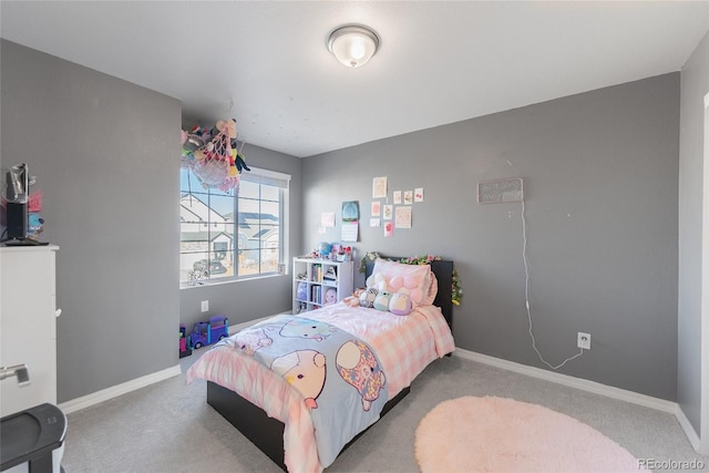 bedroom featuring carpet floors