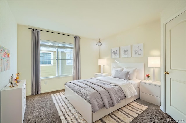 bedroom with carpet flooring