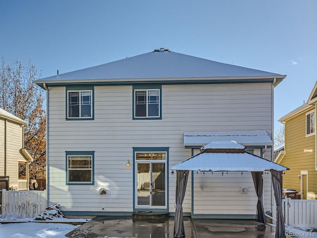 back of house featuring a patio