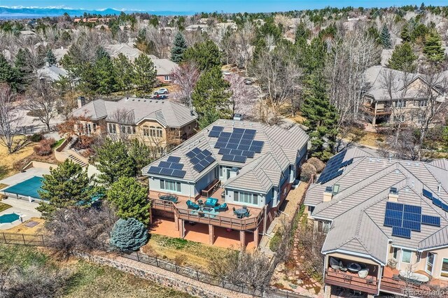 32 Silver Fox Cir, Greenwood Village, CO 80121 - aerial perspective of suburban area