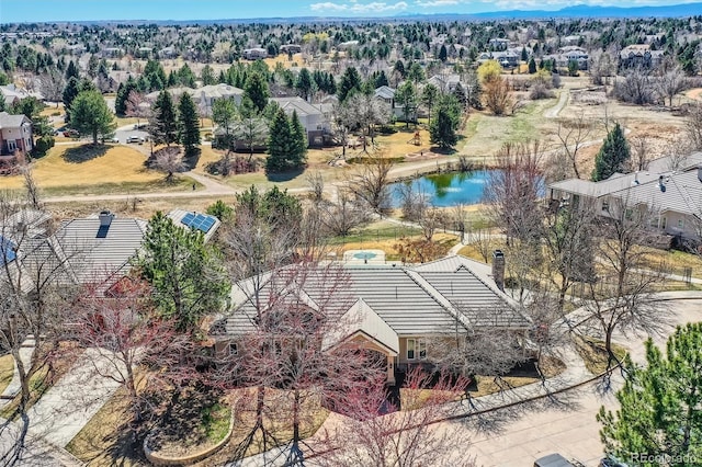 32 Silver Fox Cir, Greenwood Village, CO 80121 - aerial view of residential area with a nearby body of water