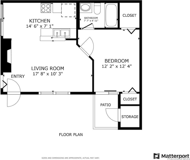 6705 S Field St Unit 803, Littleton, CO 80128 - view of floor plan / room layout