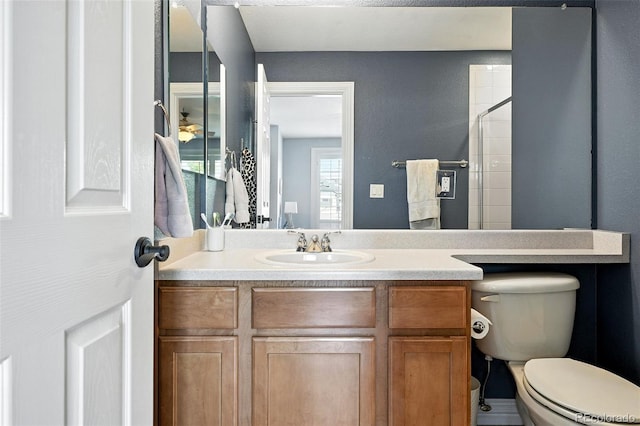 7809 S Coolidge Way, Aurora, CO 80016 - full bath featuring vanity and a tile shower