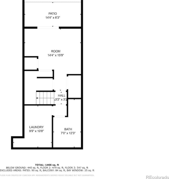 1209 S Flower Cir Unit C, Lakewood, CO 80232 - property floor plan