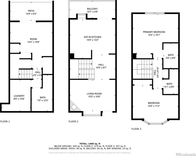 1209 S Flower Cir Unit C, Lakewood, CO 80232 - home floor plan