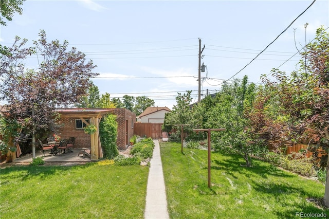 5044 W Moncrieff Pl, Denver, CO 80212 - view of yard with a patio