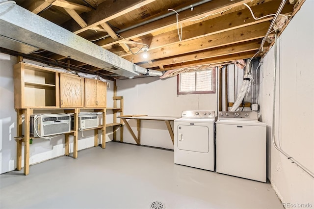 5828 S Pearl St, Centennial, CO 80121 - below grade area with washer and clothes dryer