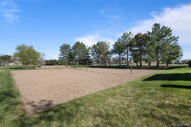 10519 Winterflower Way, Parker, CO 80134 - view of home's community with a yard and volleyball court