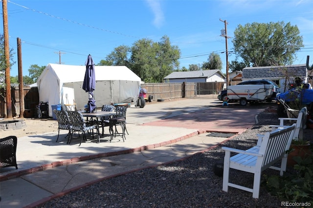 view of patio