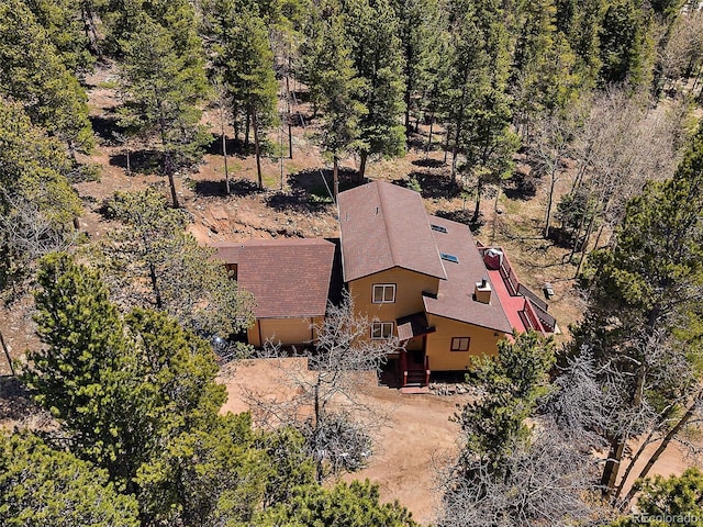 10852 Conifer Mountain Rd, Conifer, CO 80433 - view from above of property