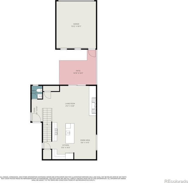 822 Fairfax St, Denver, CO 80220 - view of home floor plan