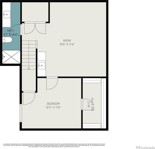 822 Fairfax St, Denver, CO 80220 - view of home floor plan