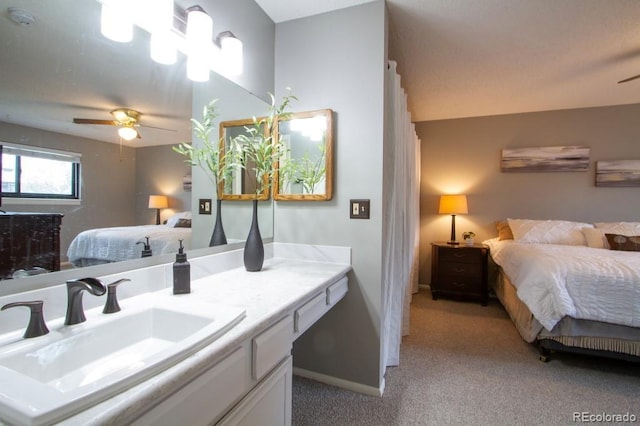 10652 W Florida Ave Unit D, Lakewood, CO 80232 - bedroom featuring a sink and light colored carpet