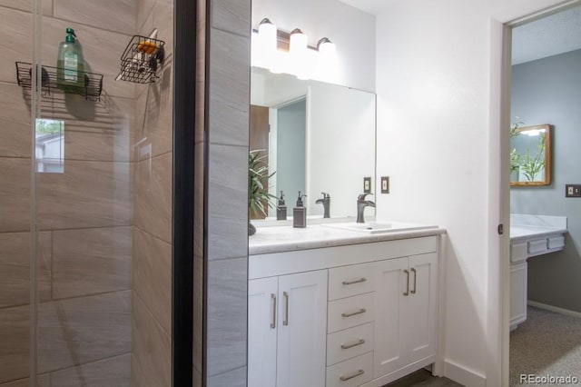 10652 W Florida Ave Unit D, Lakewood, CO 80232 - full bath with double vanity and tiled shower