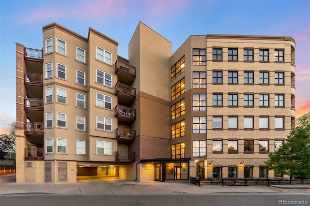 2240 N Clay St Unit 309, Denver, CO 80211 - view of property at dusk
