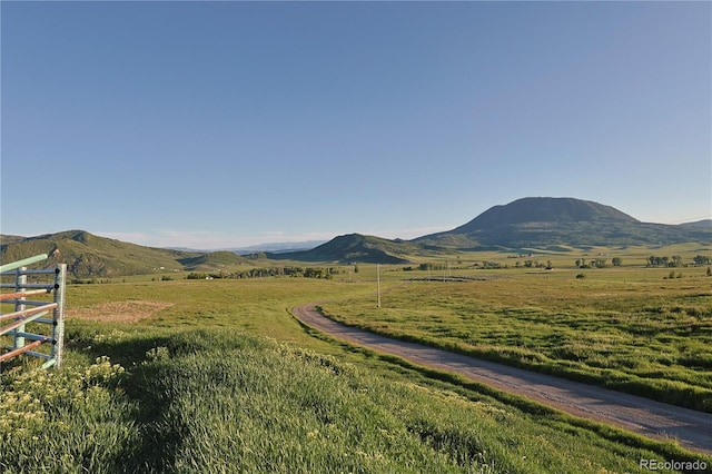 26000 Wheeler Creek Ln, Steamboat Springs, CO 80487 - mountain view featuring rural landscape