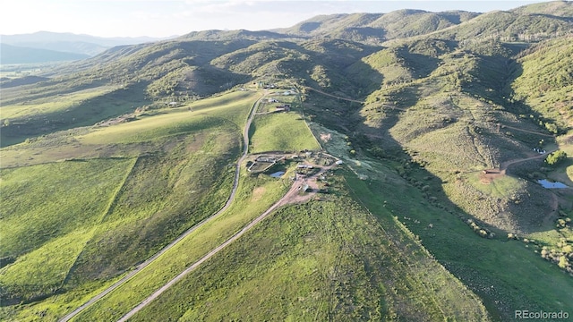 26000 Wheeler Creek Ln, Steamboat Springs, CO 80487 - aerial view of property and surrounding area featuring mountains