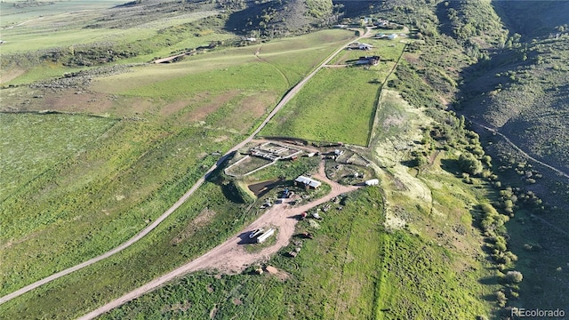 26000 Wheeler Creek Ln, Steamboat Springs, CO 80487 - aerial overview of property's location featuring rural landscape