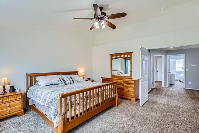 11321 Mesa Verde Pl, Parker, CO 80138 - bedroom featuring carpet, ceiling fan, and baseboards