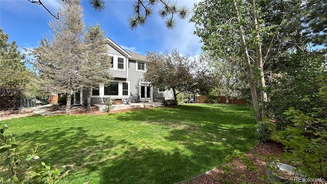 11321 Mesa Verde Pl, Parker, CO 80138 - back of property with a patio area