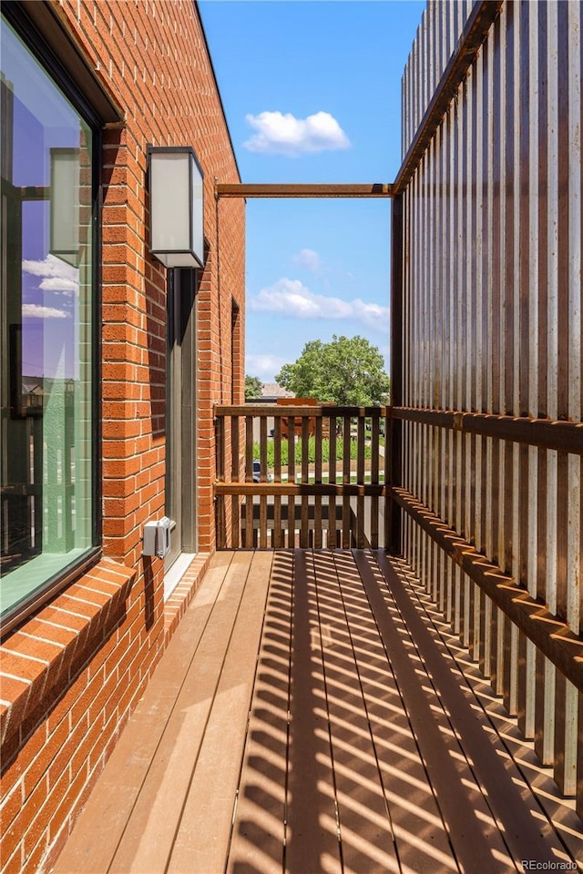 3295 Lawrence St, Denver, CO 80205 - view of wooden deck