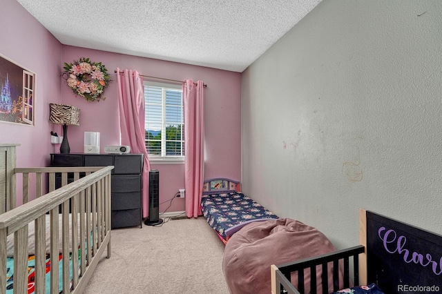 3730 Hazelwood Ct, Colorado Springs, CO 80918 - bedroom featuring carpet and a textured ceiling