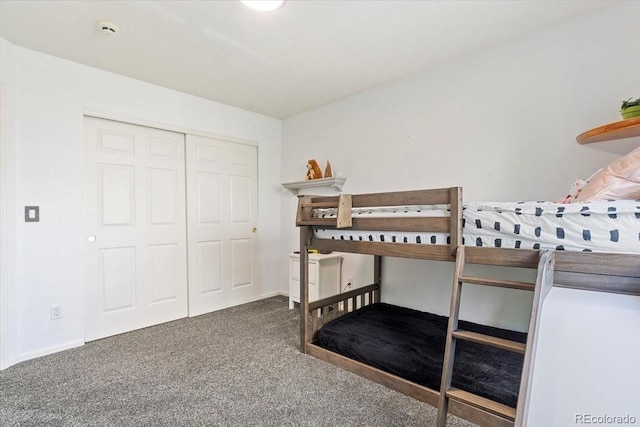 828 Rabbit Run Dr, Golden, CO 80401 - carpeted bedroom featuring a closet and baseboards