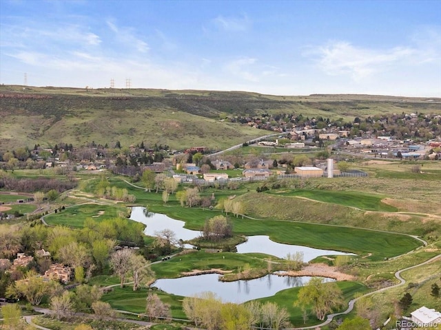 828 Rabbit Run Dr, Golden, CO 80401 - view of property location featuring a water and mountain view and nearby suburban area
