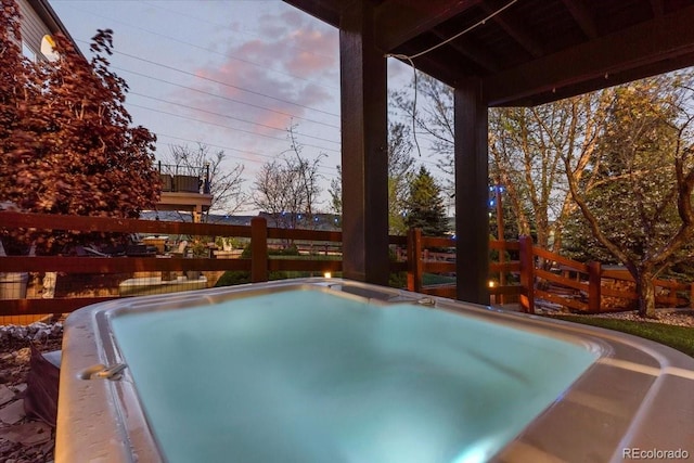 828 Rabbit Run Dr, Golden, CO 80401 - view of pool featuring a hot tub