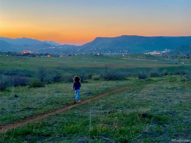 828 Rabbit Run Dr, Golden, CO 80401 - view of mountain backdrop featuring rural landscape